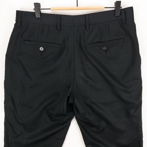 Adidas Climalite Pants Men's 32x30 Back with Black Logo 100% Polyester - Picture 9 of 13